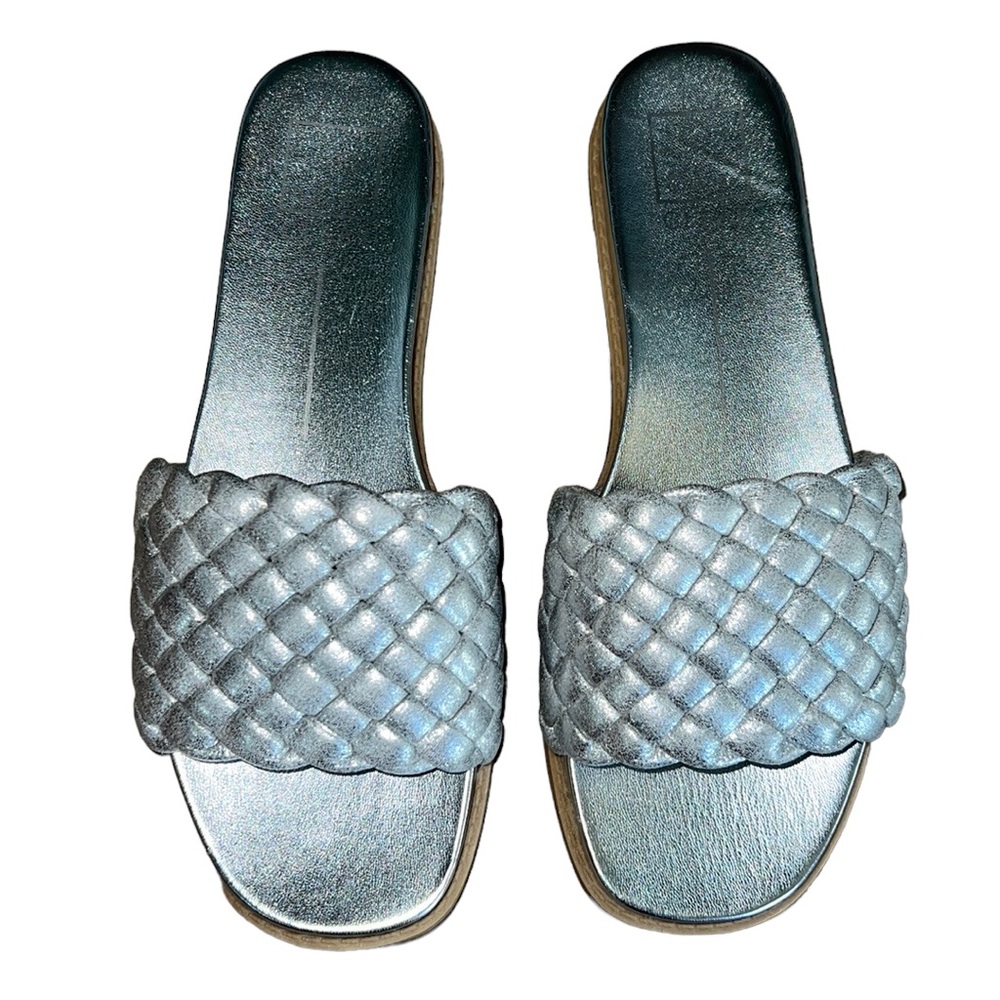 Dolce Vita Silver Braided Gracie Sandal